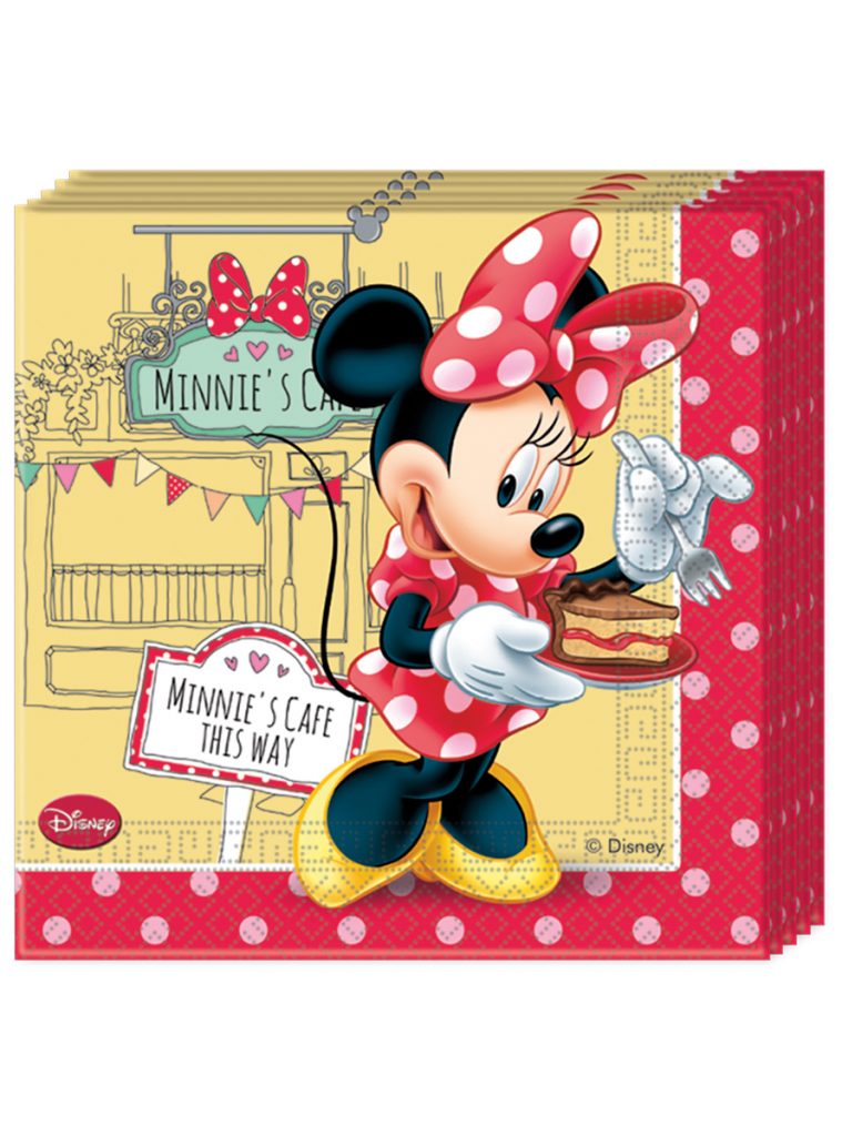 Servilletas Minnie Mouse rojas