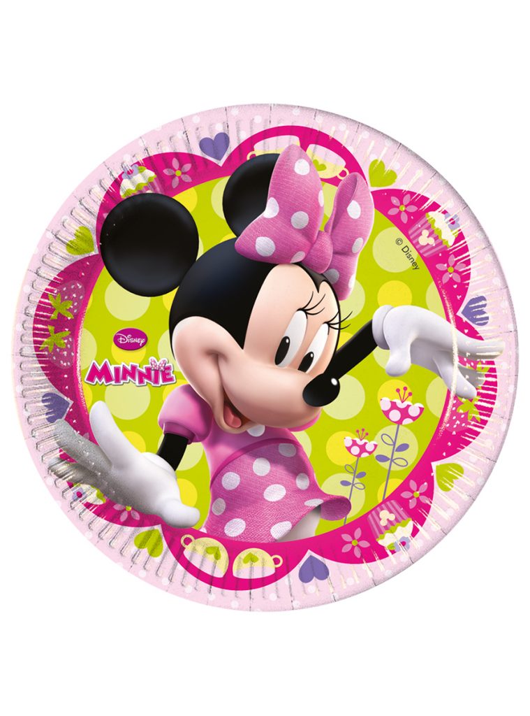 Set de platos cumpleaños Minnie Mouse