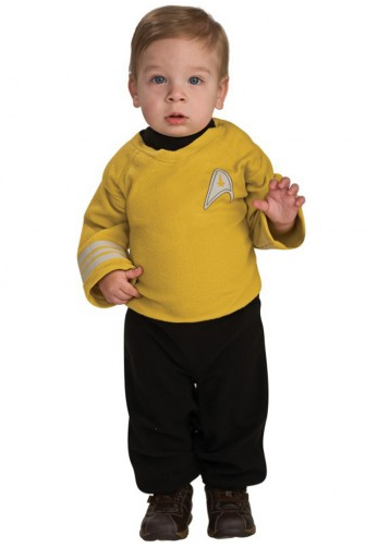 disfraz capitan Kirk para bebe