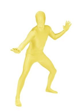 disfraz amarillo morphsuit