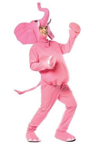 disfraz elefante rosa
