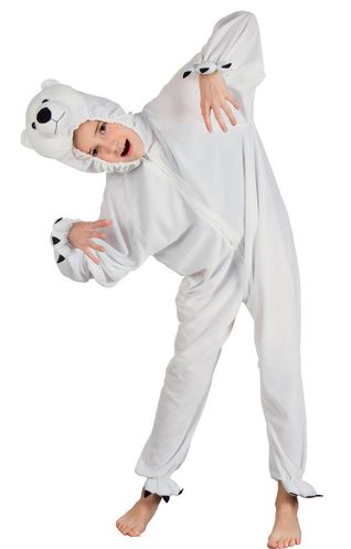 disfraz oso polar niño