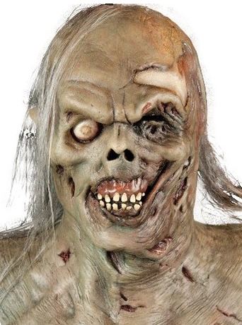 mascara halloween zombie pantano