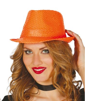 sombrero naranja