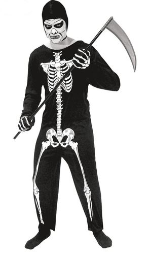 disfraz halloween esqueleto de la muerte