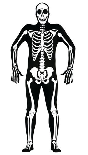 disfraz esqueleto segunda piel halloween
