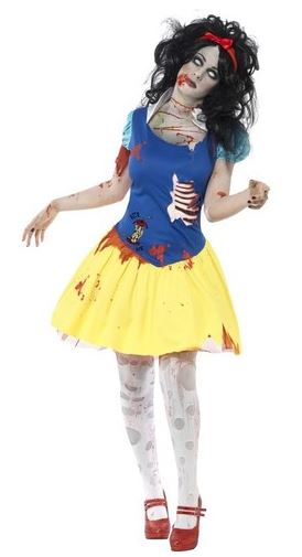 disfraz halloween princesa nieves zombie