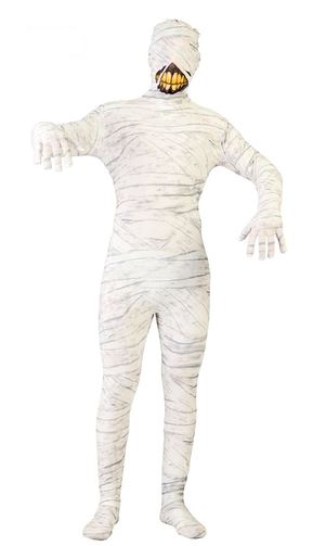 disfraz de momia sonriente halloween