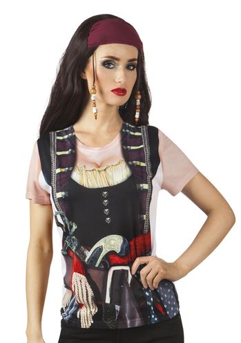 camiseta pirata chica