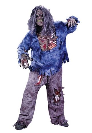 disfraz halloween monstruo zombie