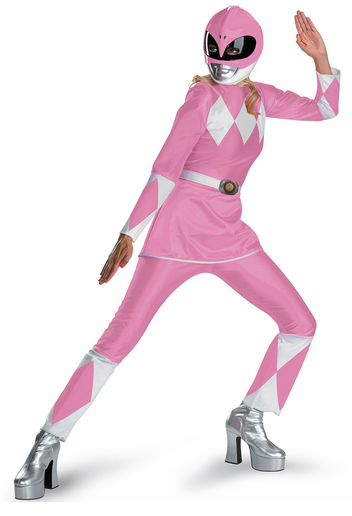disfraz power ranger rosa