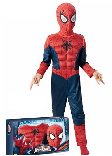 disfraz spiderman caja