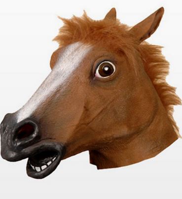 mascara caballo loco