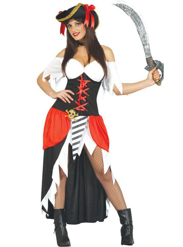 Disfraz de pirata sexy bucanera para mujer