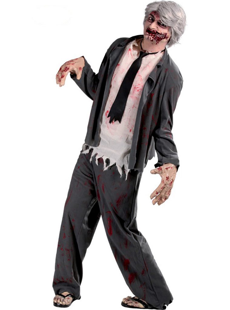 Disfraz de zombie hombre de negocios