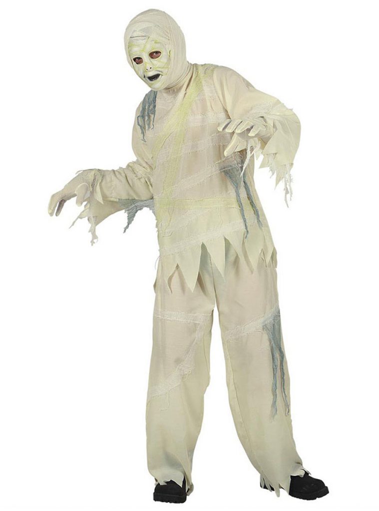Disfraz de momia zombie para niño