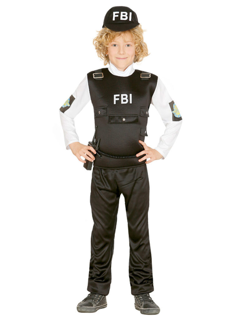 Disfraz agente FBI niño