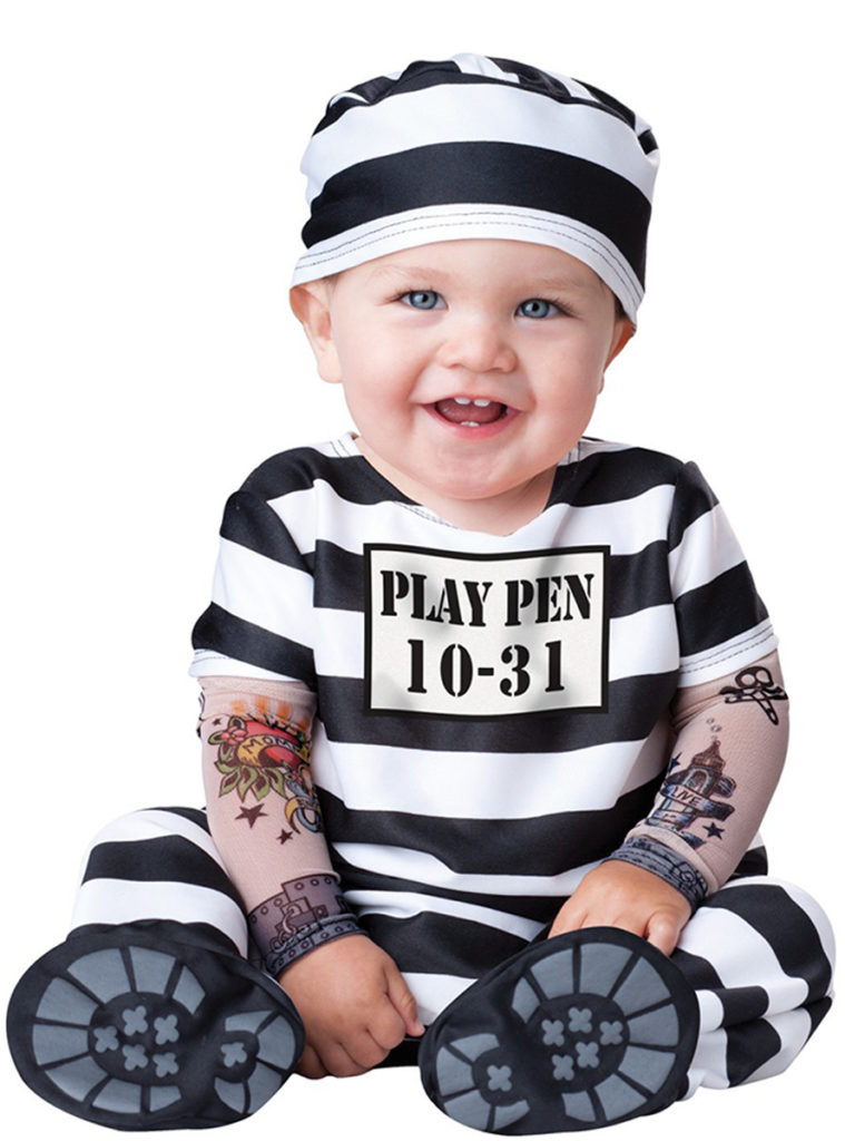 déguisement de prisonnier pour bébé