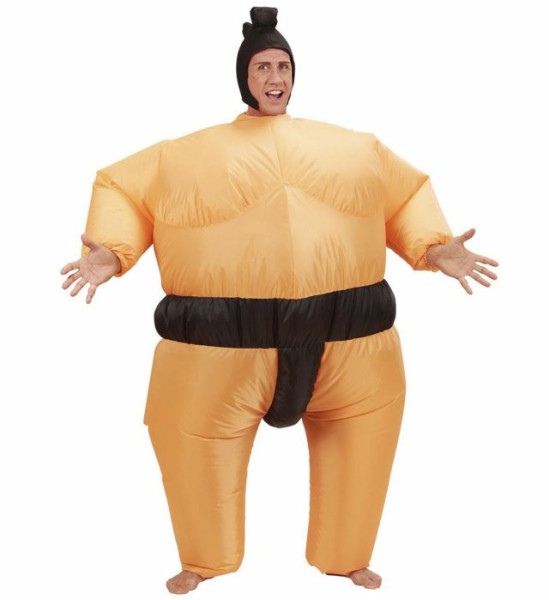 Disfraz hinchable de sumo para adulto