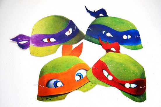 máscaras de las tortugas Ninja